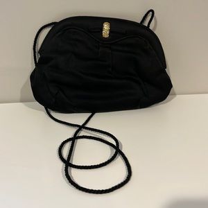 Black evening bag
